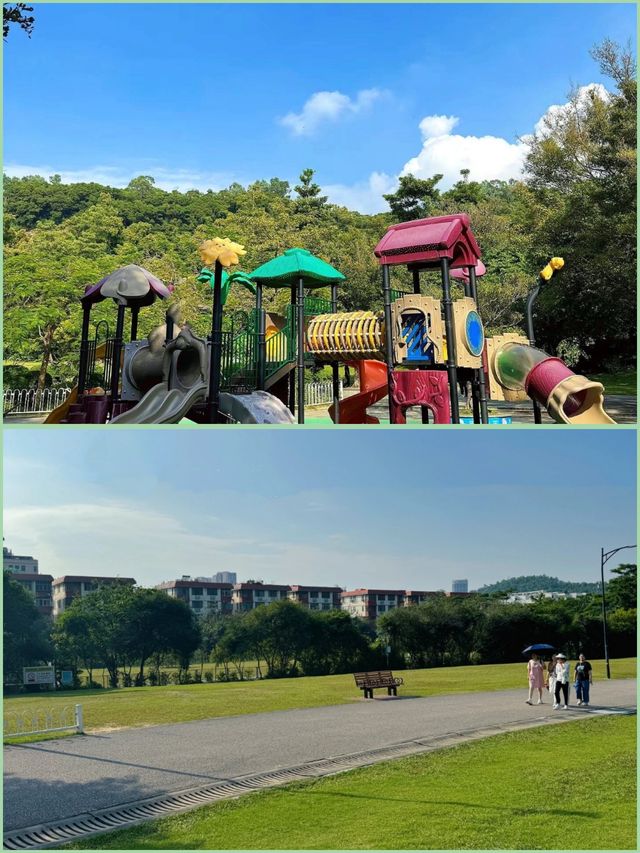 綠意盎然的寶安城市公園，親近大自然休閒好去處