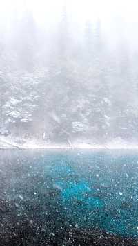 九寨溝|突遇下雪，在九寨溝失控了