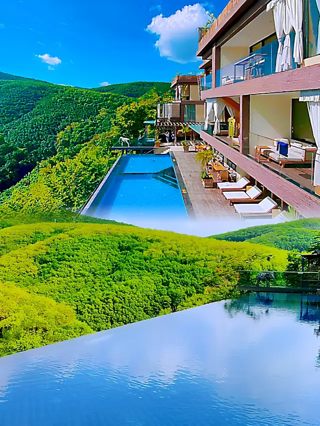 The beauty of the world is just right, and you are here! The cliff hotel hidden in the original rainforest!