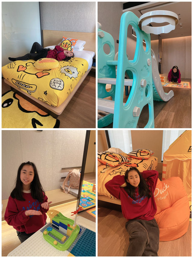 來滴水湖親子遊，住萬楓親子房，歡樂翻倍