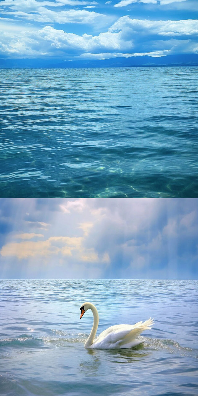 live圖｜賽里木湖美到不真實的藍