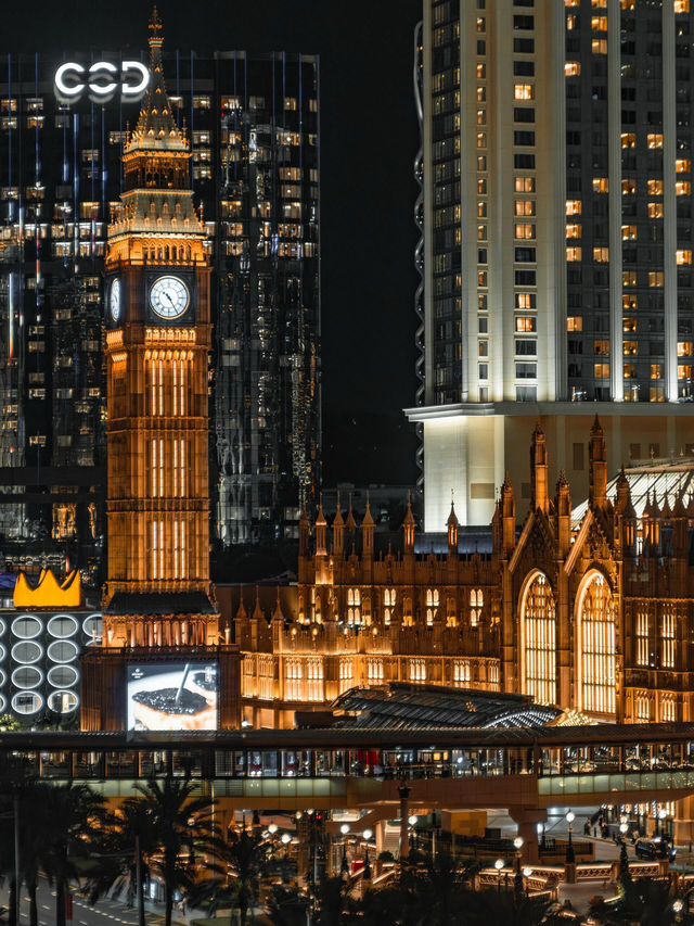 不是倫敦是發朋友圈被問爆的澳門夜景。