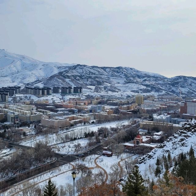 Hiking to a mountain in Altay city (west)
