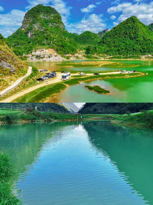 「更望湖，四季皆美景，一湖藏四季！」