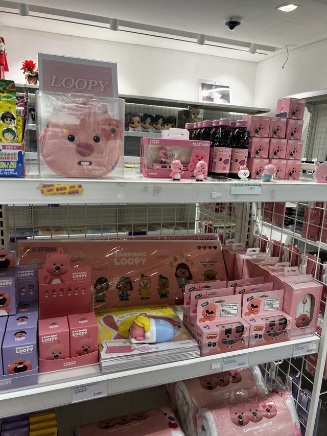 仁川空港T1免税店でLoopyグッズを満喫！伴手礼に最適なアイテムを探そう！