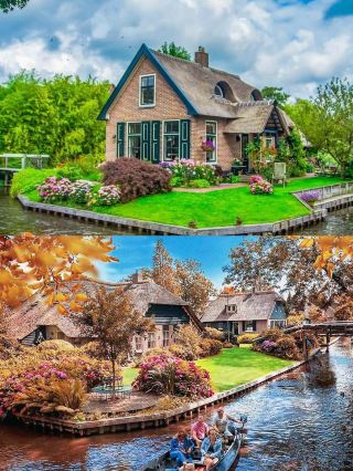 Giethoorn is stunning! Step into God's watercolor painting