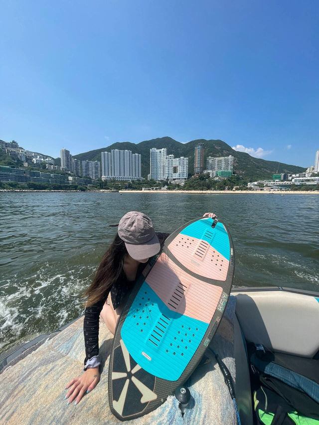 🌊香港淺水灣，尾波衝浪超燃體驗