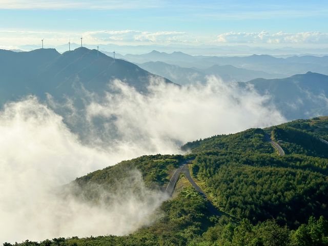 寧波的徒步天花板 東海雲頂 偶遇火燒雲日出