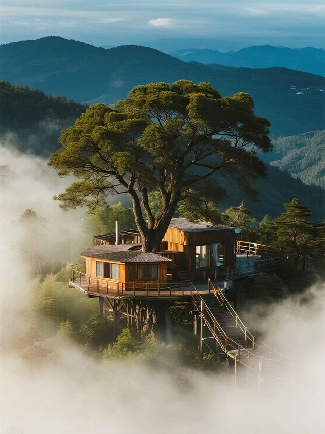童話樹屋｜帶娃住進森林，躺看北京的「海」