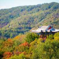 俯瞰城市絕美日落