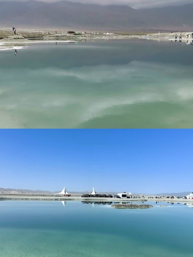 探秘大柴旦翡翠湖，天空之鏡美到窒息！