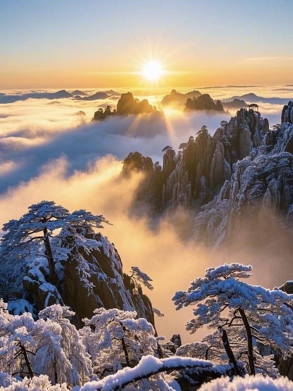 黃山日出雲海必看