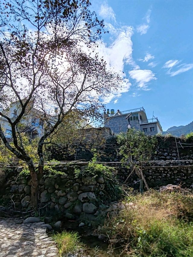 Autumnal Scenery of Fengwei Village