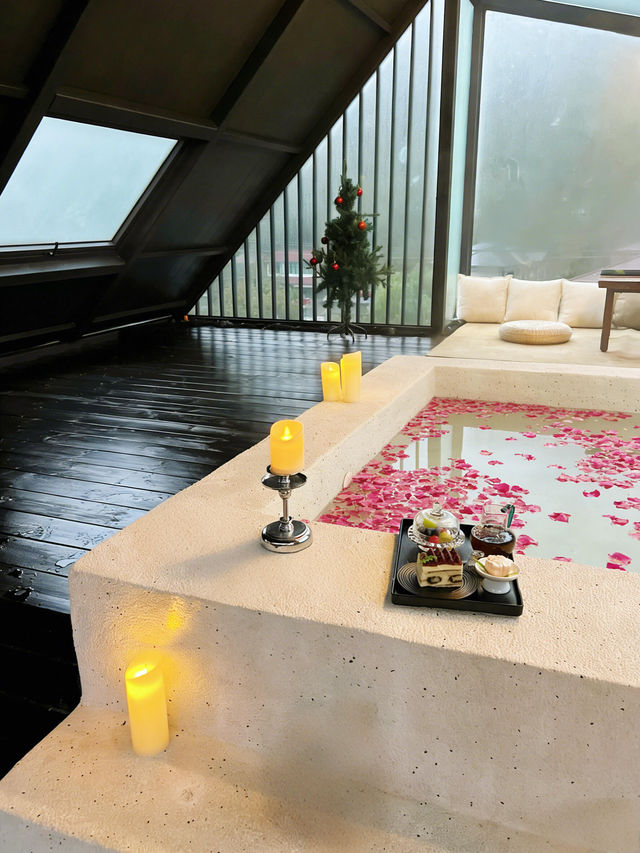 杭州1.5h直達｜在安吉私湯民宿泡進12月的山景裡