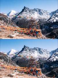 當雪山碰上經幡,靈魂碰上祝福