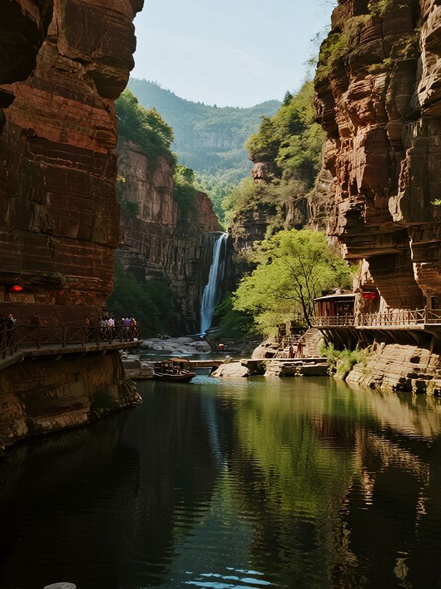 河南秋日親子秘境！破產5A龍潭大峽谷遛娃超香