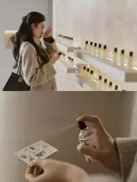 在九龍湖阿那亞的「香氛藝術館」🫧