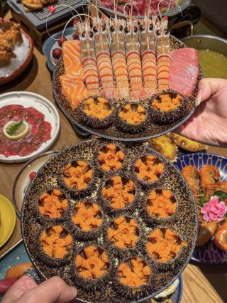 Guangzhou all-you-can-eat Japanese restaurant on a high-altitude rooftop...come and achieve seafood freedom!!