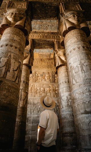 วิหารอียิปต์ที่ห้ามพลาด! การเปิดเผยภาพสลักนูนต่ำรูปสัญลักษณ์ 12 จักรราศีอย่างสมบูรณ์ที่วิหารเดนเดรา