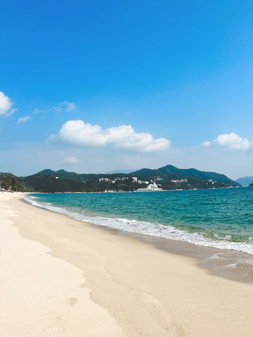 深圳の穴場海景スポット金沙湾海浜公園｜人が少なく水が澄んで混雑なし