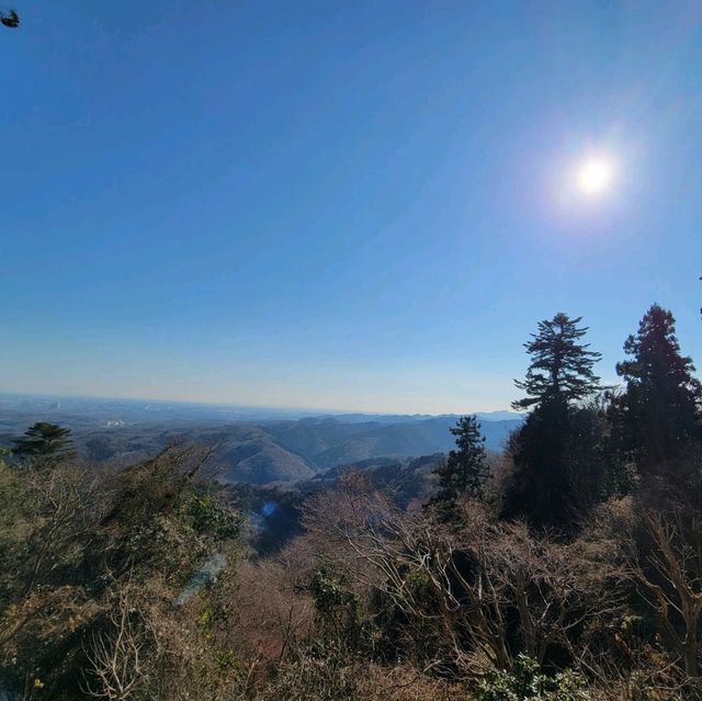 【絶景】高尾山から眺む。八王子市