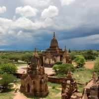 old Bagan in raining season 🌳🛕🙏