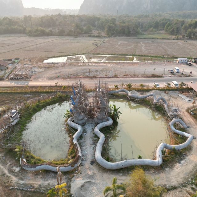 อ่างน้ำตง วิวรีสอร์ท เมืองเฟือง ประเทศลาว : ອ່າງນໍ