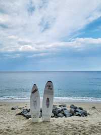 조용하고 한적해서 예쁜 강릉 사천해변🏖