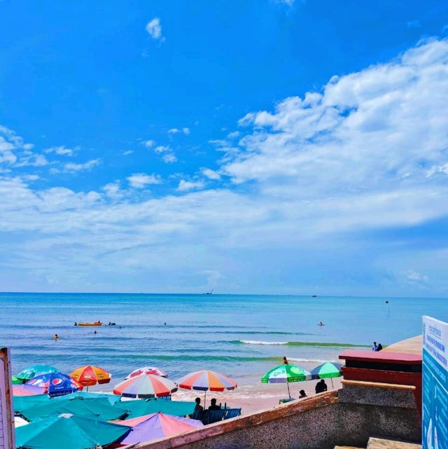 The bluish stretch of Sandy Coast! 
