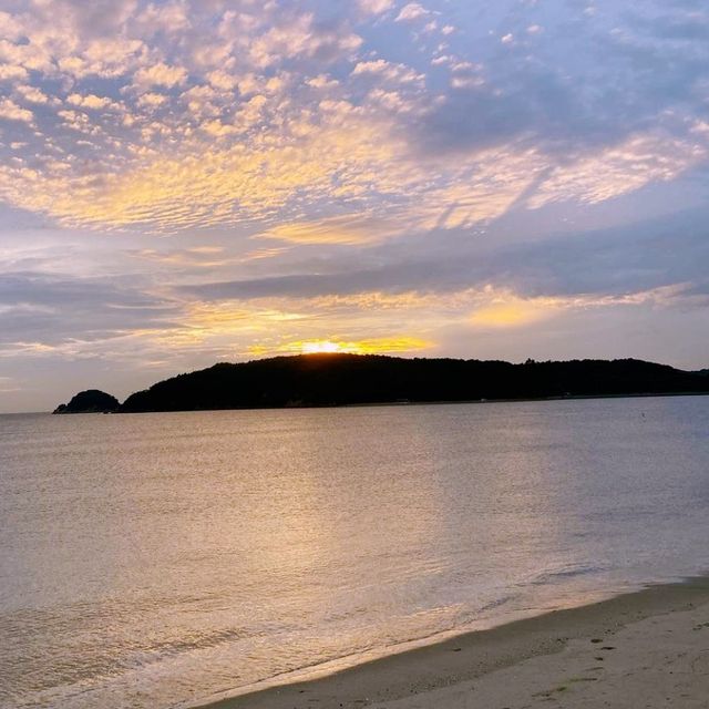 🌅 노을빛이 찬란했던 인천 마시안 해변