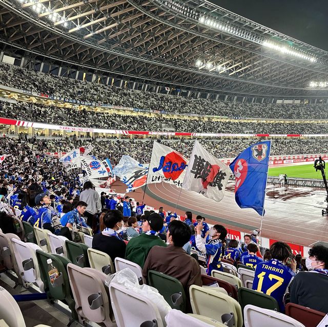 サッカー観戦はやっぱりここ！国立競技場⚽️