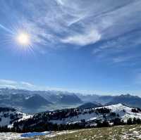 Winter Bliss at Rigi Kulm