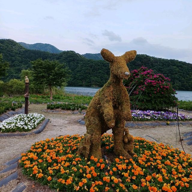 자라섬의 꽃잔치