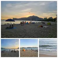 美麗的落日餘暉😍黄金海岸海豚廣場