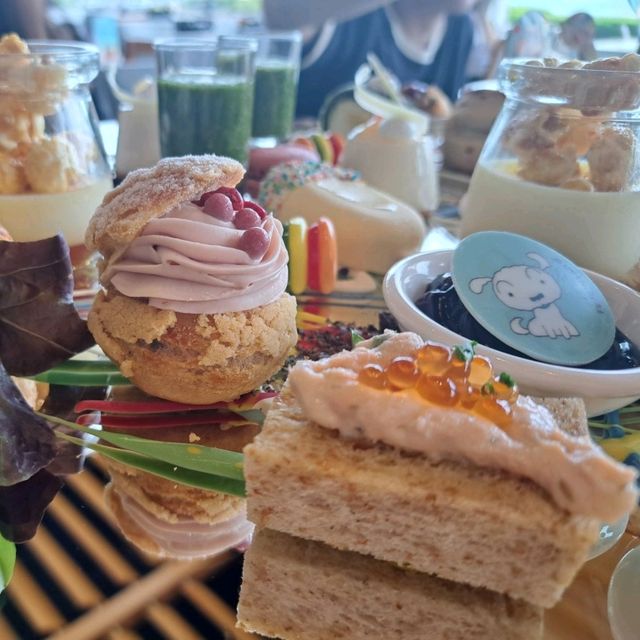 香港美食🍮愉景灣酒店✨蠟筆小生主題超高質下午茶😍