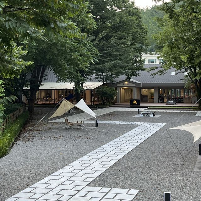 캠핑 장비 없이 캠핑 하는 방법! 스노우피크 카페 앤 다이닝에서~ 🏕️