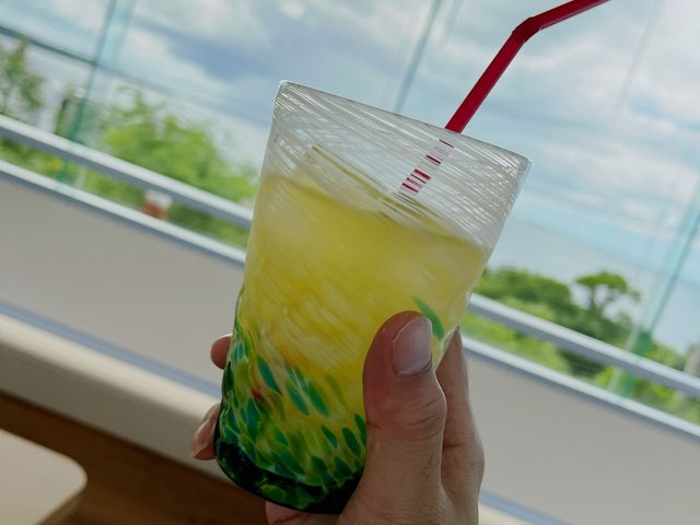 沖繩美麗海水族館附近景觀很好的 海邦丸2號店