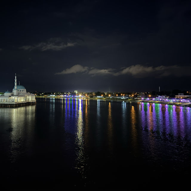 Kuching River fireworks