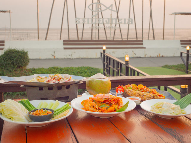 ร้านอาหารริมทะเล 📍บางปู