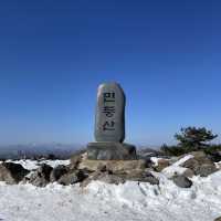 겨울에도 예쁜 강원도 정선 민둥산