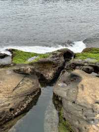 อุทยานหินแปลกริมหาดทะเลที่ Yehliu Geopark