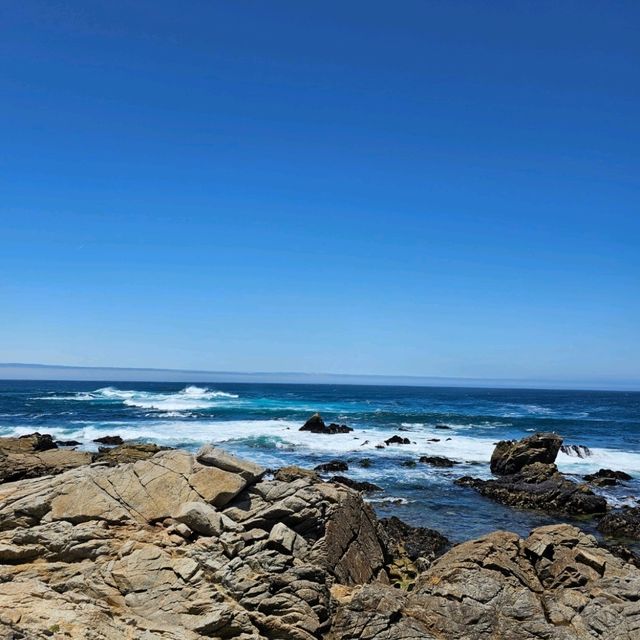 Spanish bay and 17-mile drive at Pebble beach