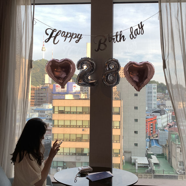 남산뷰에서 즐기는 라운지 해피아워! 코트야드메리어트남대문