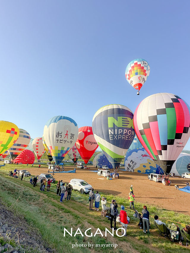 【長野/佐久】県下最大級の熱気球大会🎈一斉に飛ぶ瞬間は感動！