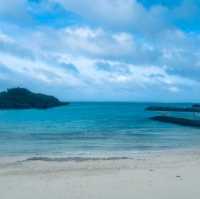 【与論島】透明度高い美しい与論島のビーチ⛱️