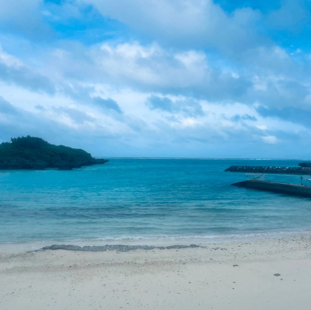 【与論島】透明度高い美しい与論島のビーチ⛱️