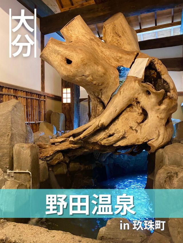 【大分/玖珠】超巨大！大木の下で入る温泉！