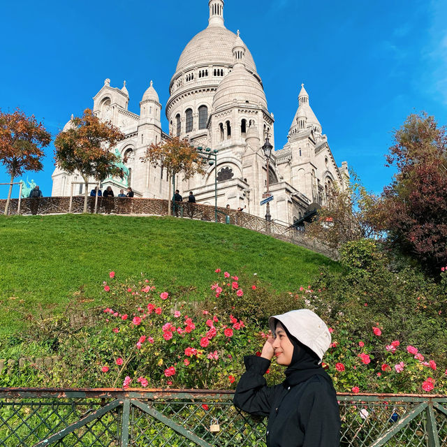 Sacré Coeur, the second most visited place in Paris🫧✨