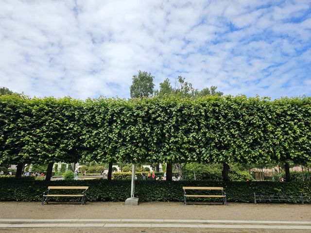 Royal Danish Library Park In Copenhagen, Denmark.