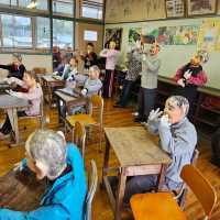 【かかしだらけ】熊本県天草市にある宮地岳かかしの里